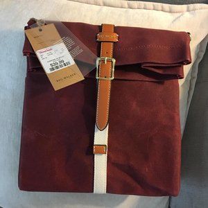 NWT Brand New Bag Walker Insulated Canvas Lunch Bag Satchel with Straps